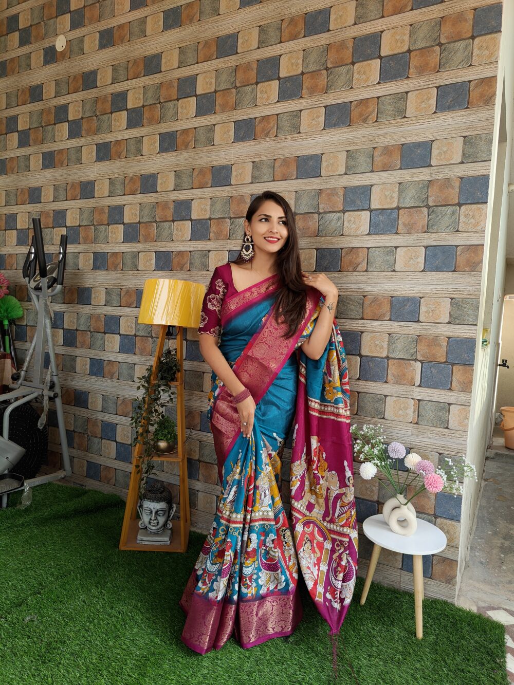 Dola silk saree