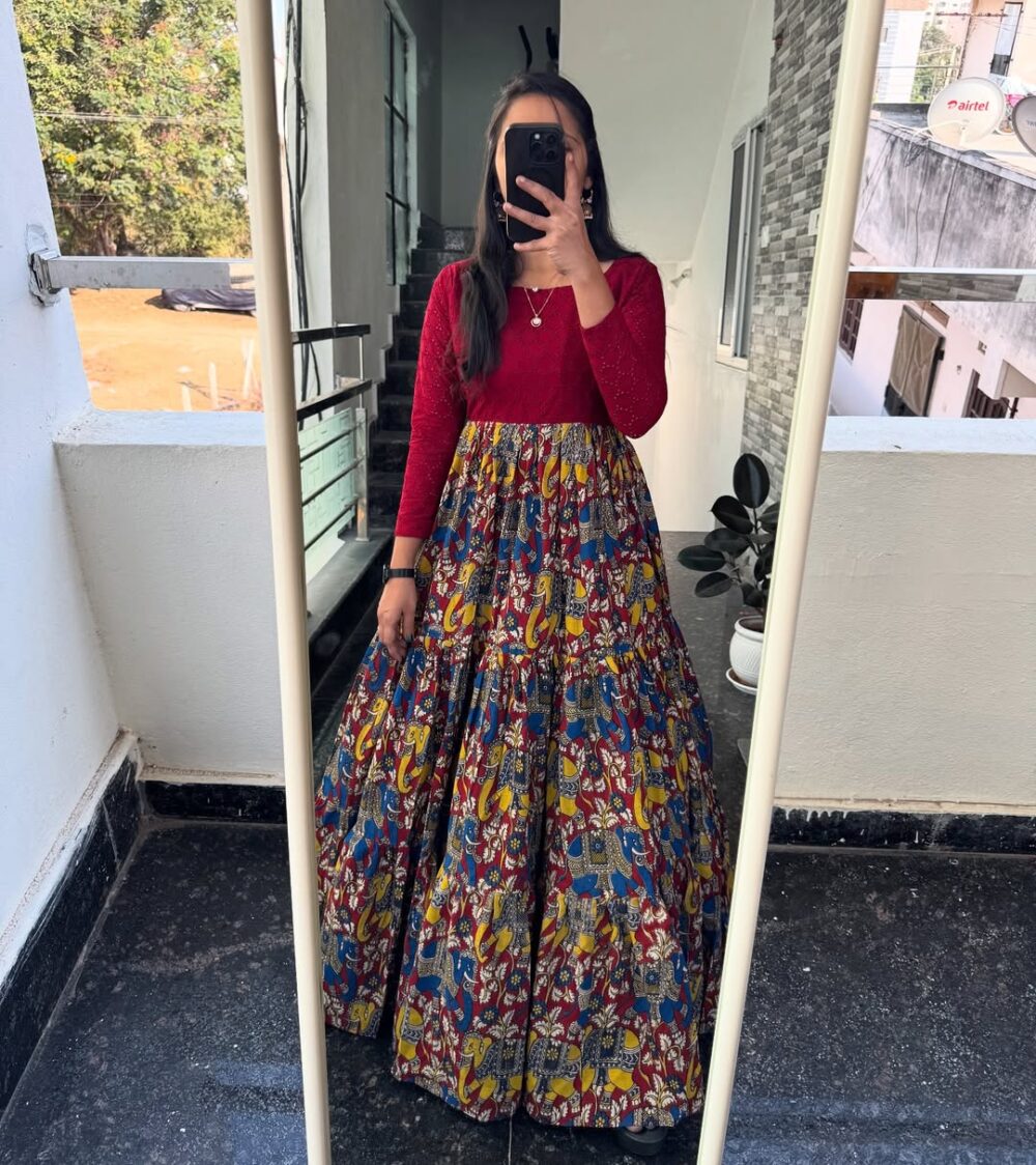 Hakuba & Soft Muslin Fabric Dress