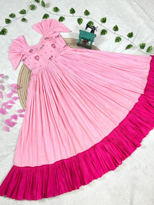 Embroidery Gown